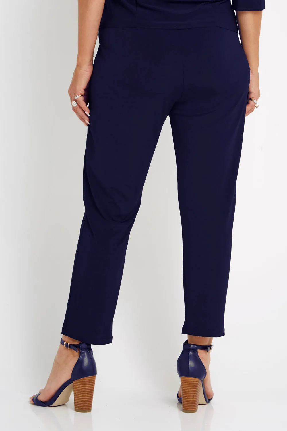 Gianna Pants Petite - Navy