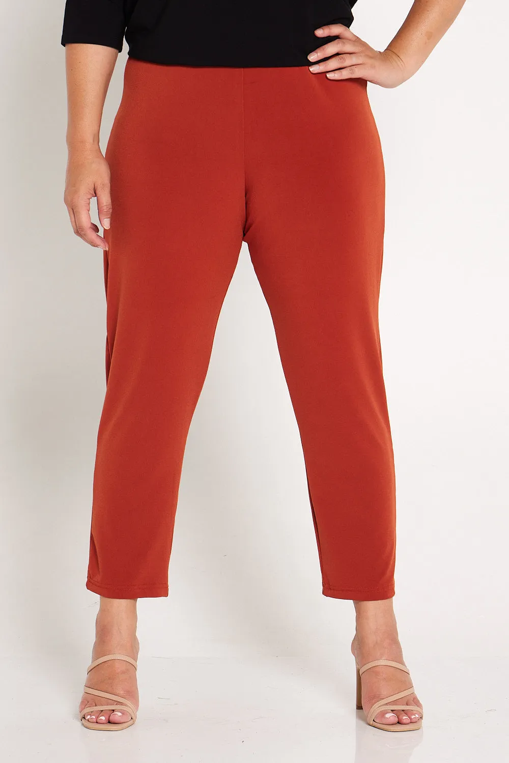 Gianna Pants Petite - Rust