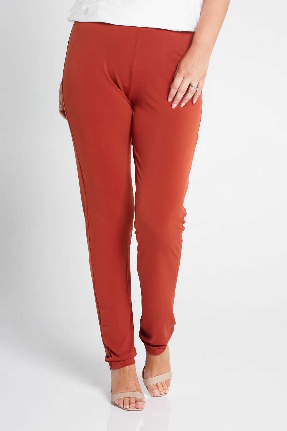 Gianna Pants Tall - Rust