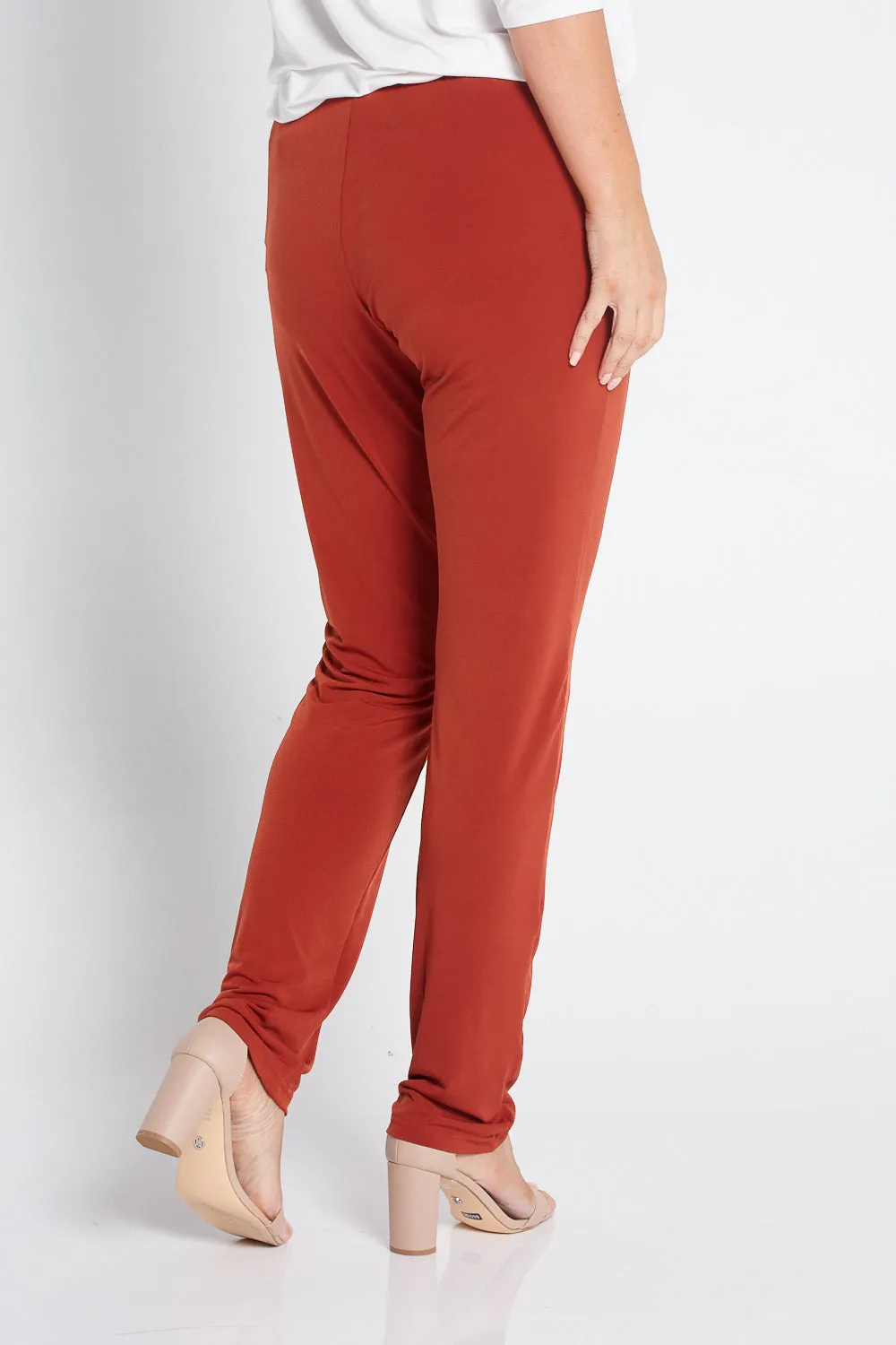 Gianna Pants Tall - Rust