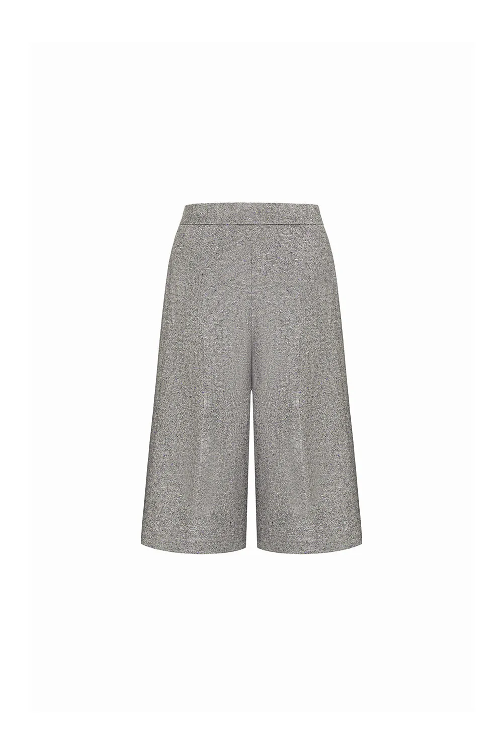 Gilmore Straight High Waist Tweed Knee-length Culottes