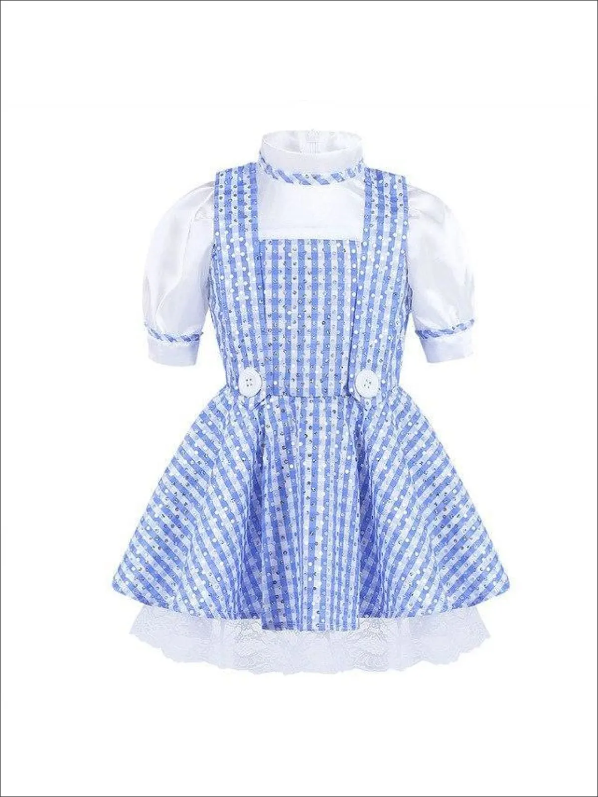 Girls Dorothy Wizard of Oz Inspired Halloween Costume