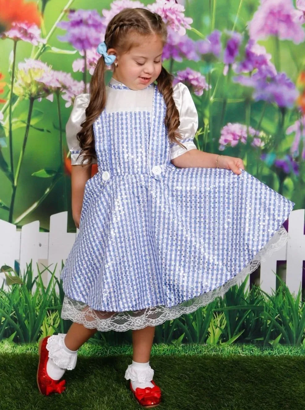 Girls Dorothy Wizard of Oz Inspired Halloween Costume