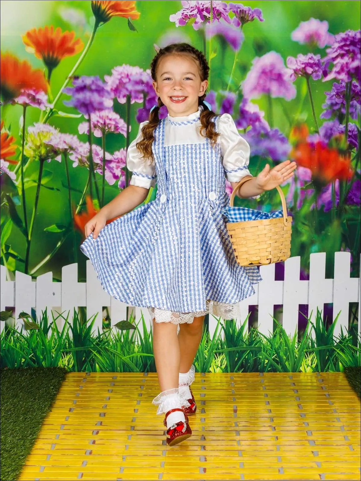 Girls "Dorothy" from Wizard of Oz Inspired Halloween Costume