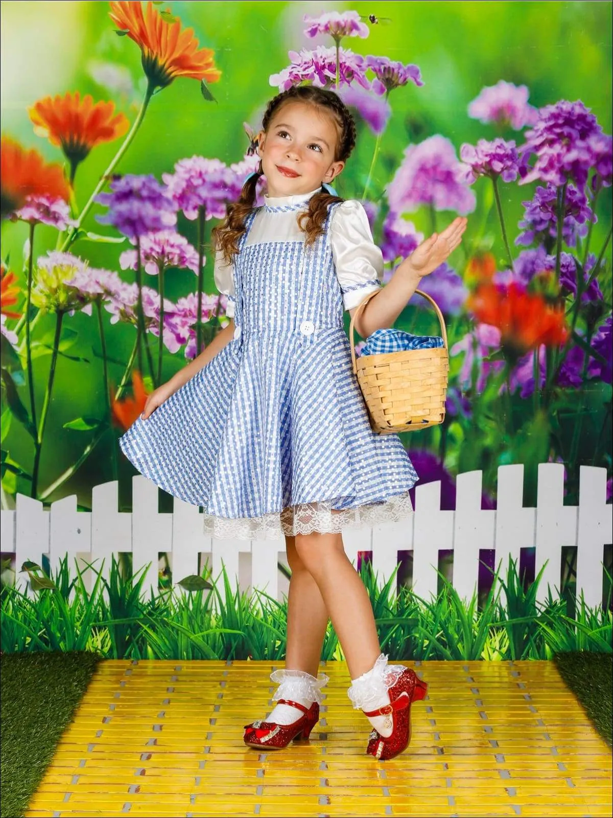 Girls "Dorothy" from Wizard of Oz Inspired Halloween Costume