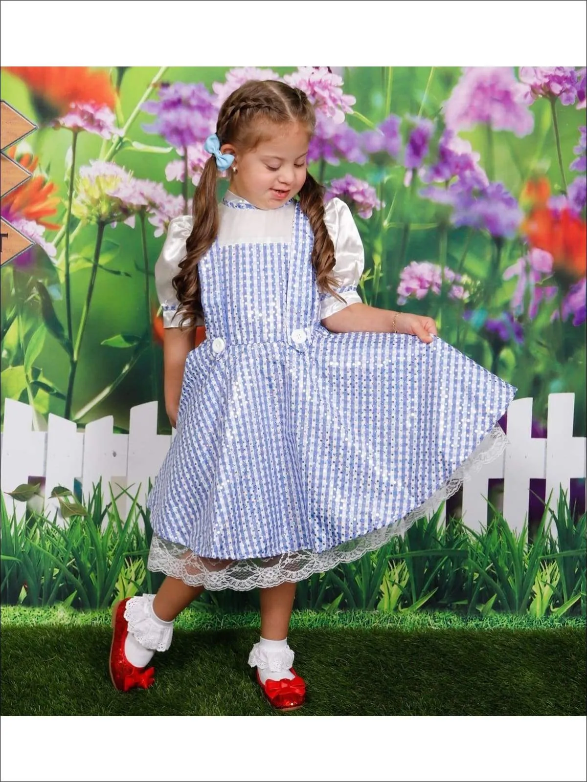 Girls "Dorothy" from Wizard of Oz Inspired Halloween Costume