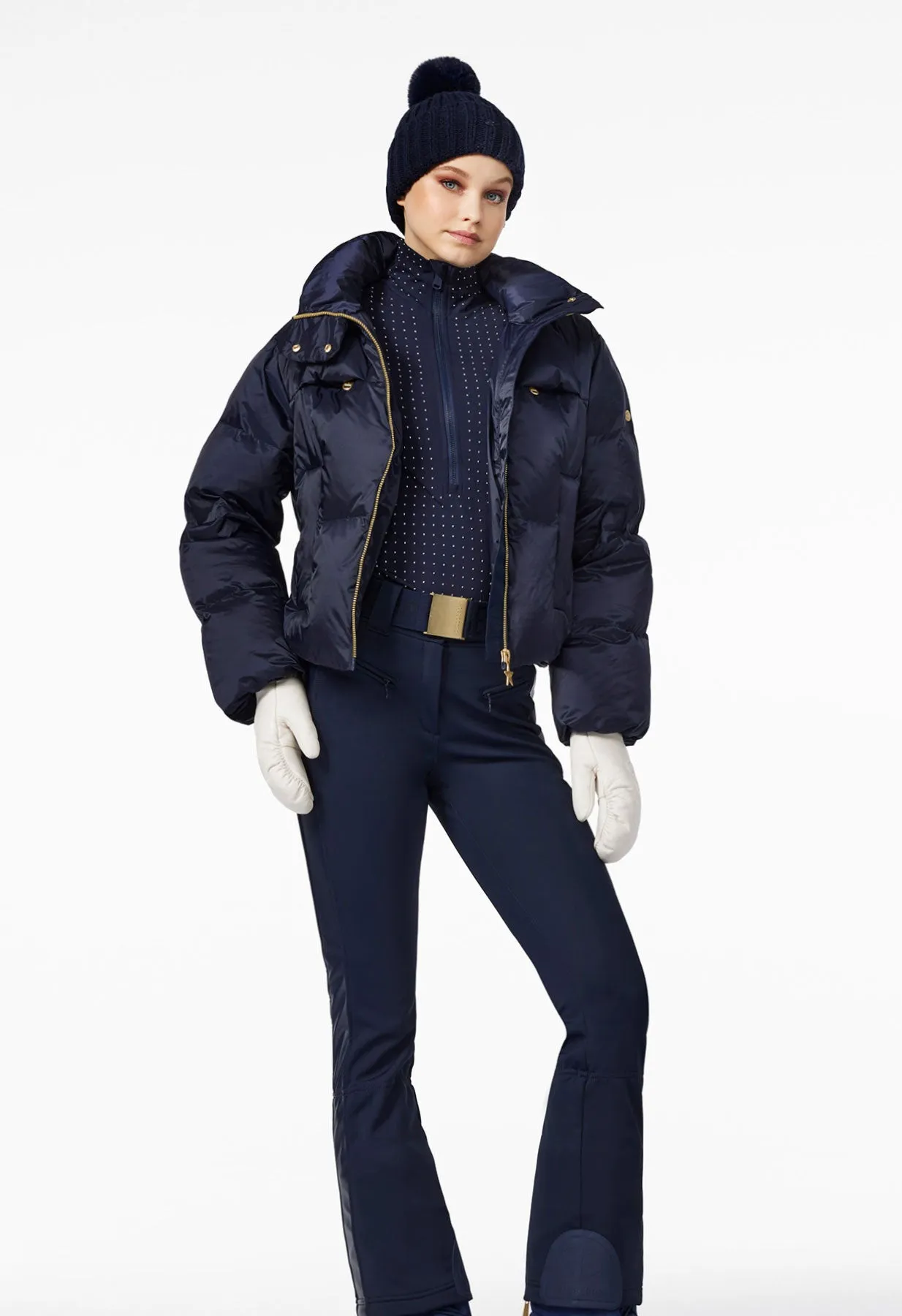 Goldbergh Queenie Down Ski Jacket in French Navy