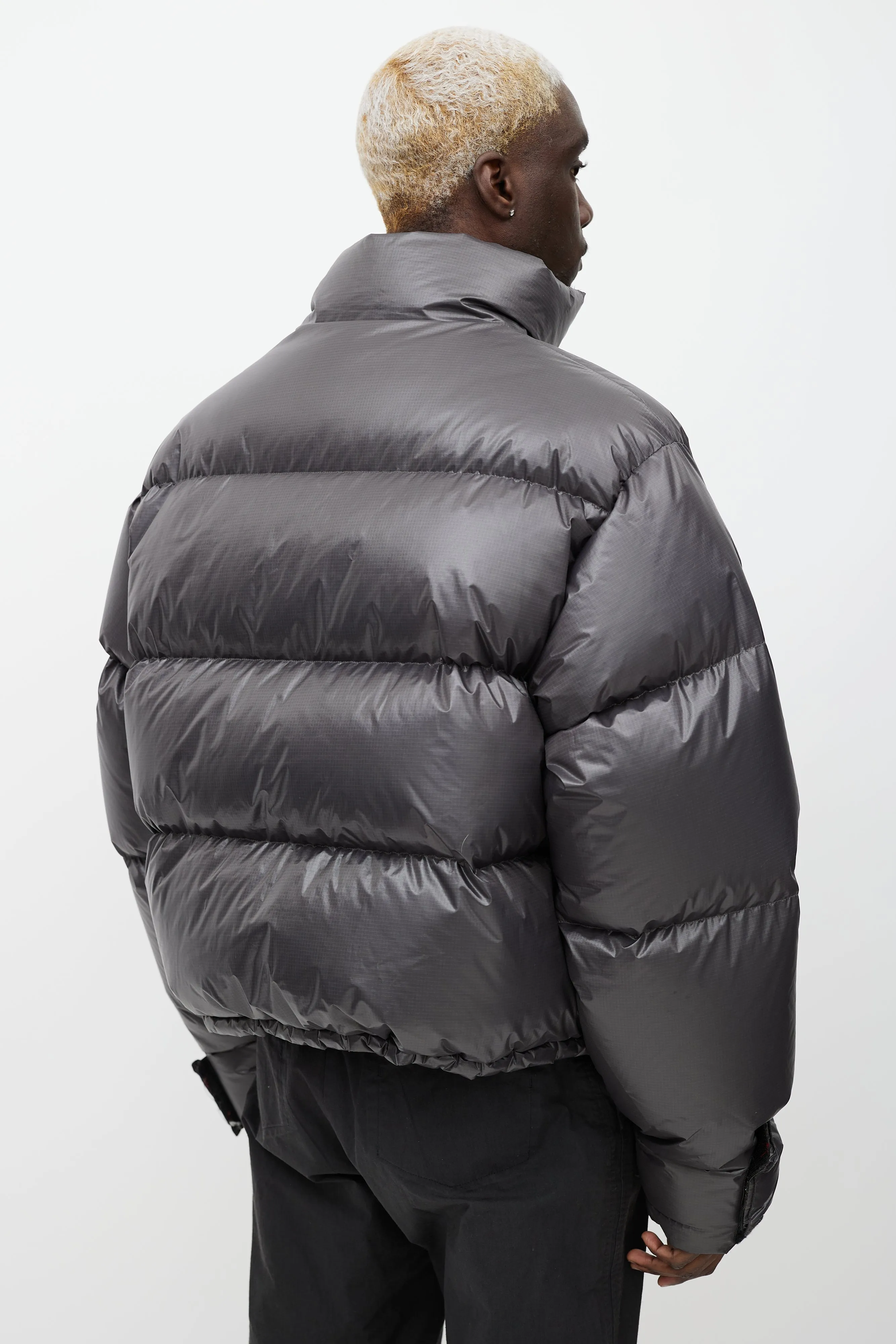 Grey Down Puffer Jacket