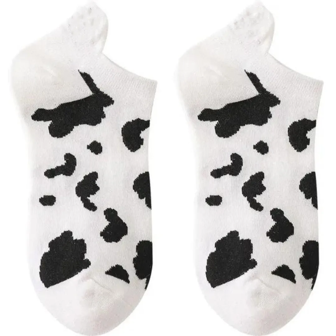 Hinz Dalmatian Ankle Sneaker  Socks