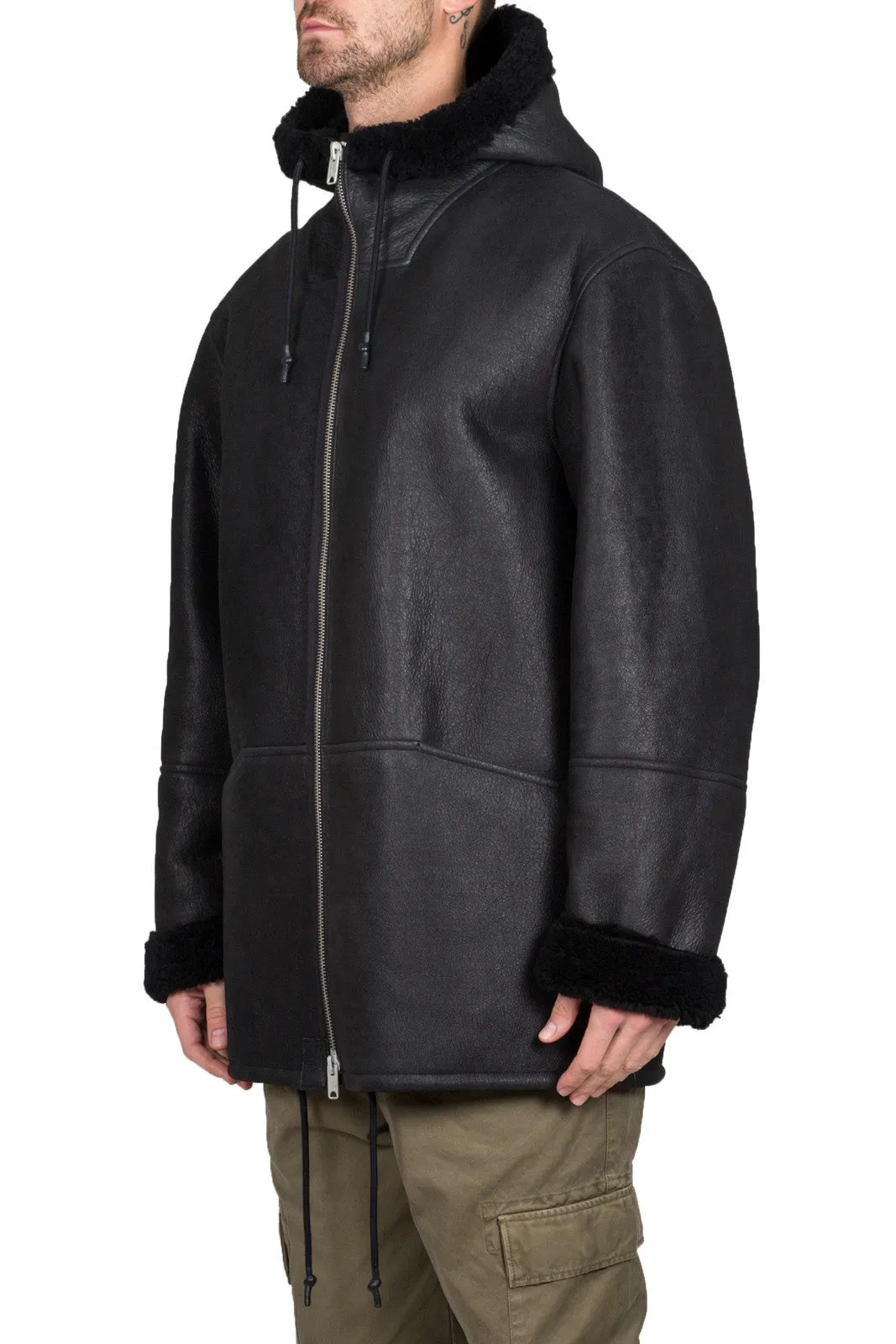 Hooded Shearling