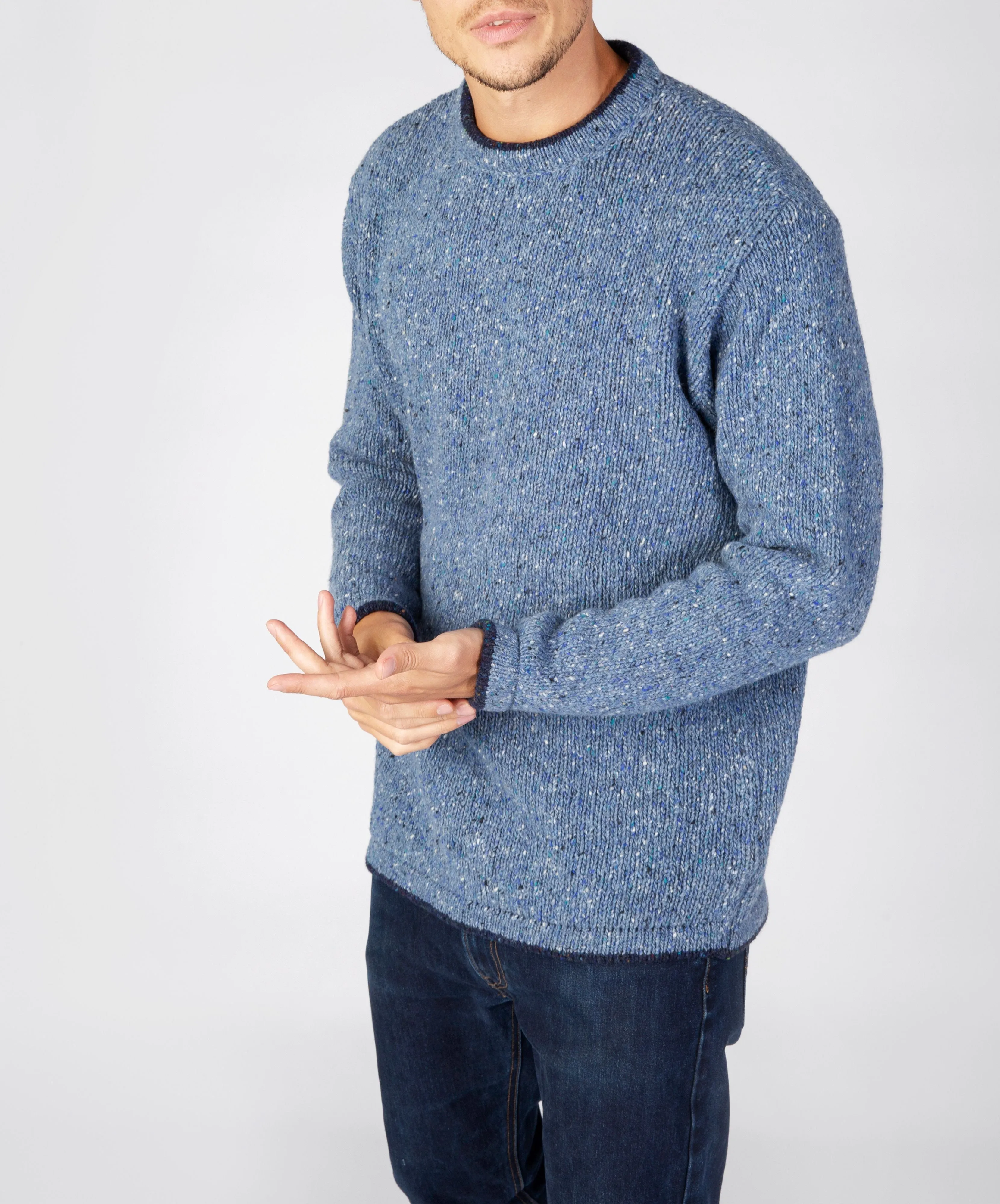 Irelands Eye - Roundstone Sweater - Blue Ocean