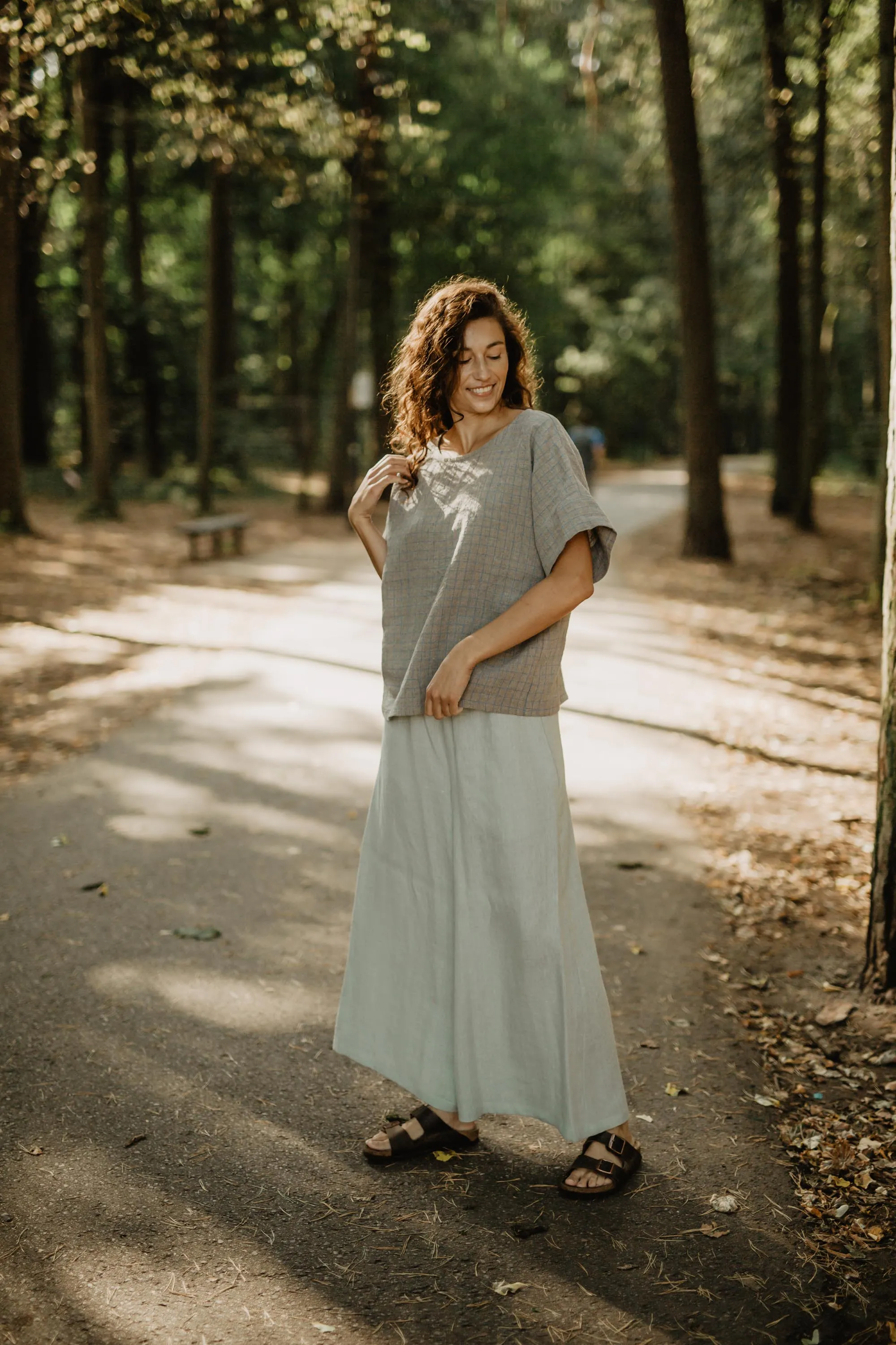 Isabella Wide Linen Pants