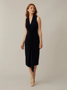 Joseph Ribkoff S Wrap Front Black Dress 221348 11