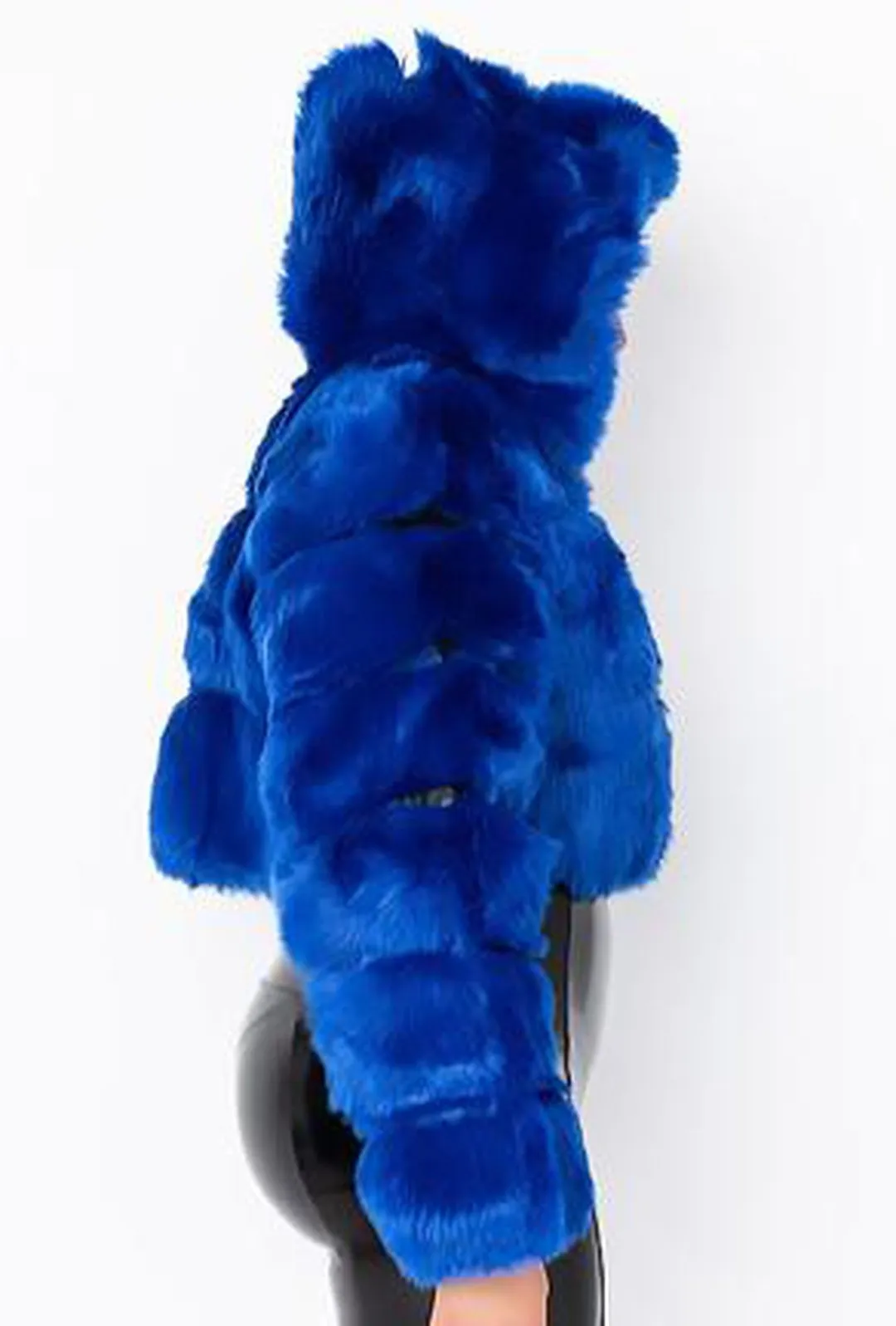 KAYLI - BOLERO HOODED FUR JACKET