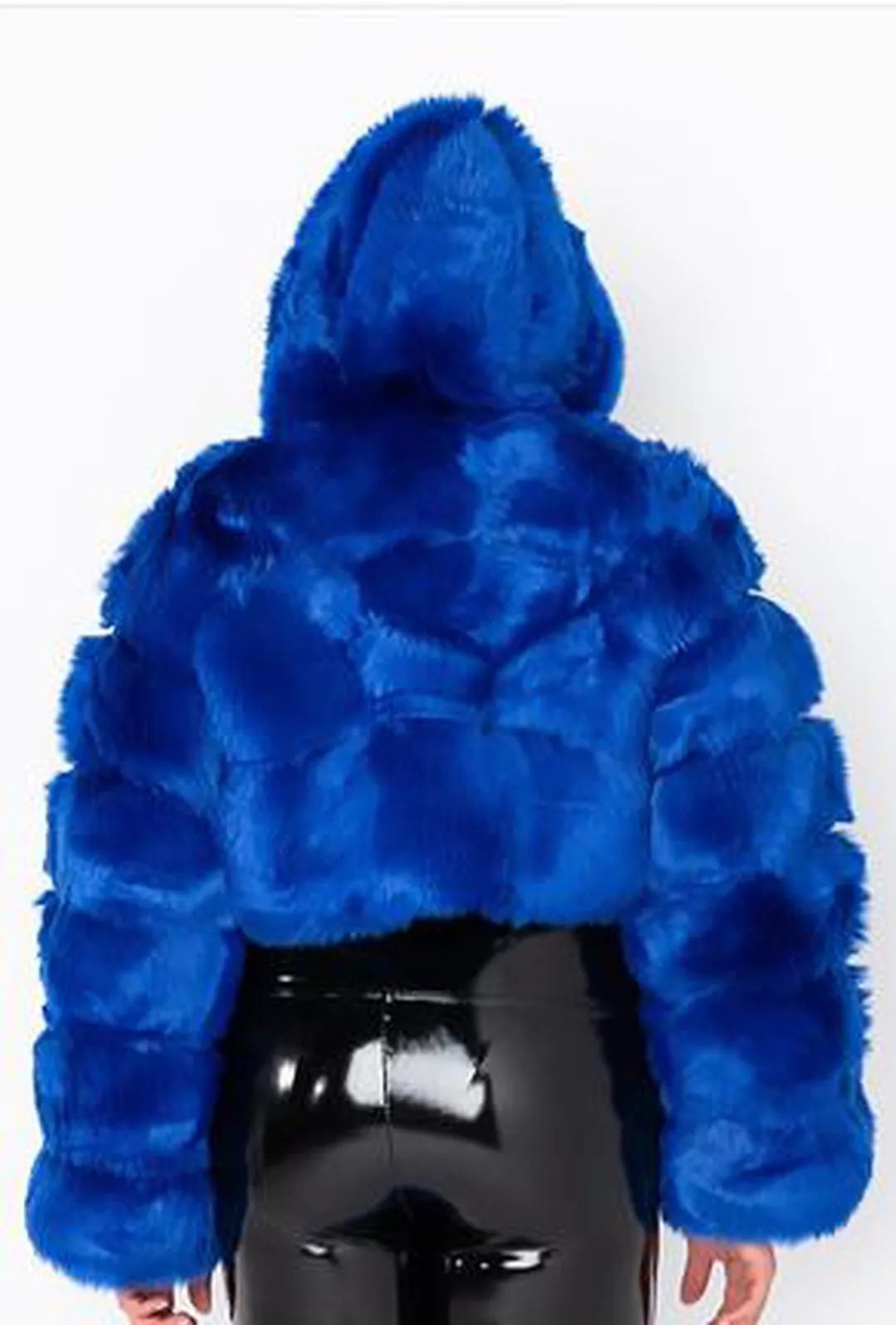 KAYLI - BOLERO HOODED FUR JACKET