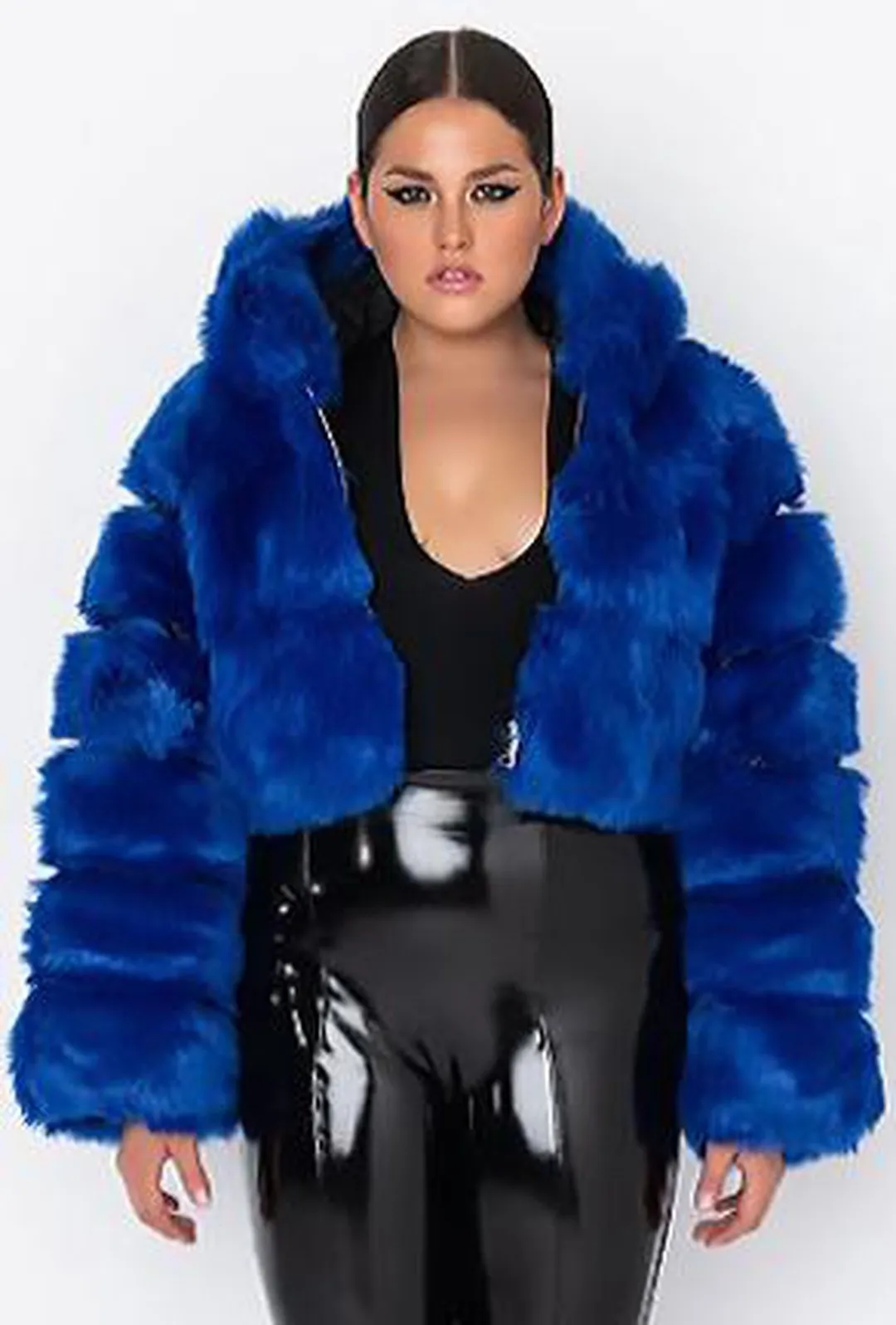 KAYLI - BOLERO HOODED FUR JACKET