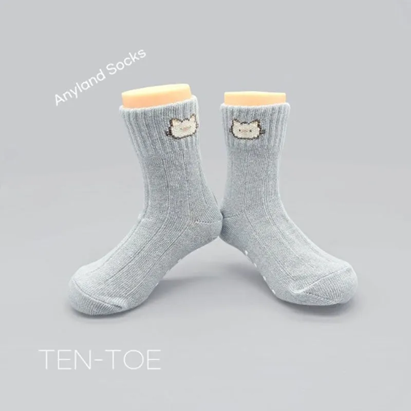 Kids Cotton Crew Socks Set-Anyland