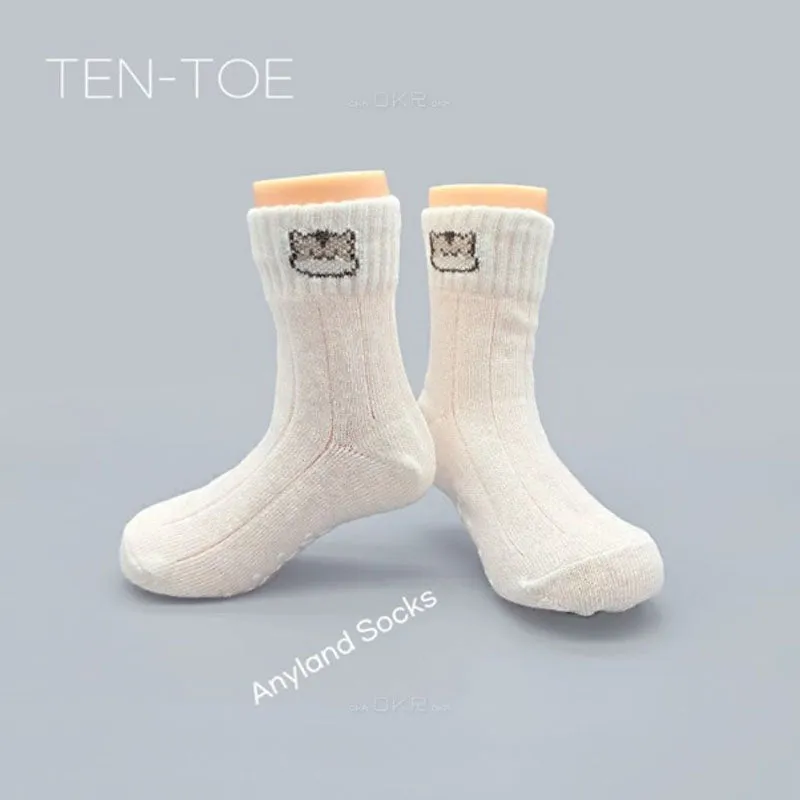 Kids Cotton Crew Socks Set-Anyland