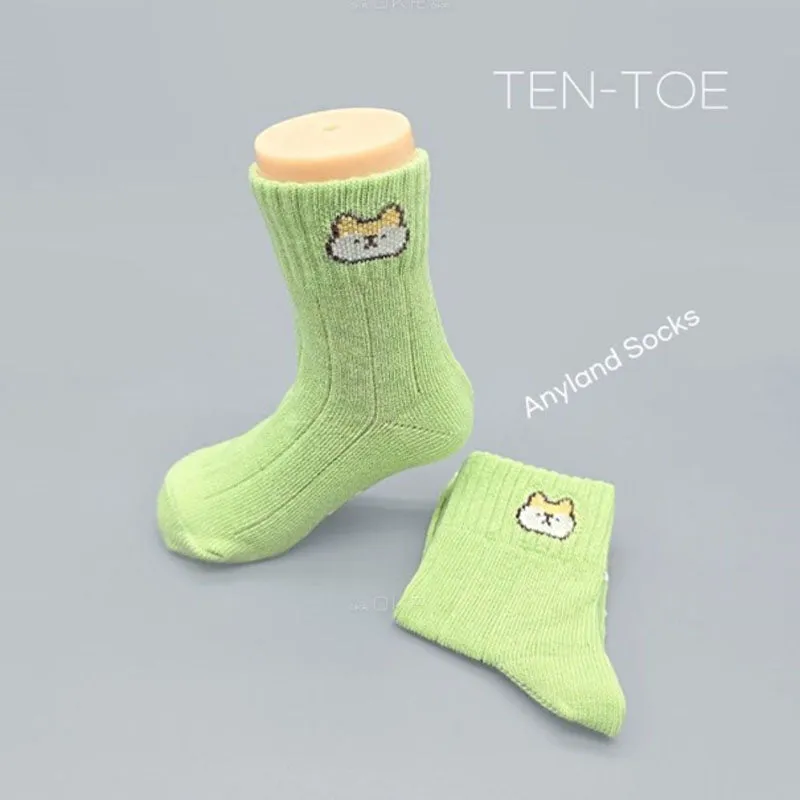 Kids Cotton Crew Socks Set-Anyland