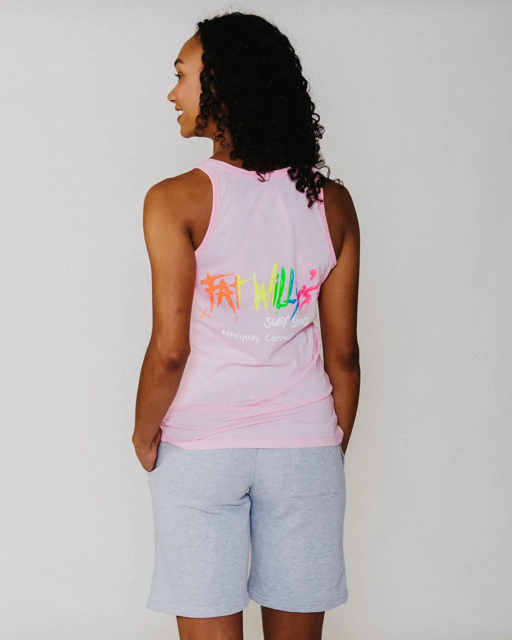 Ladies Vest Baby Pink