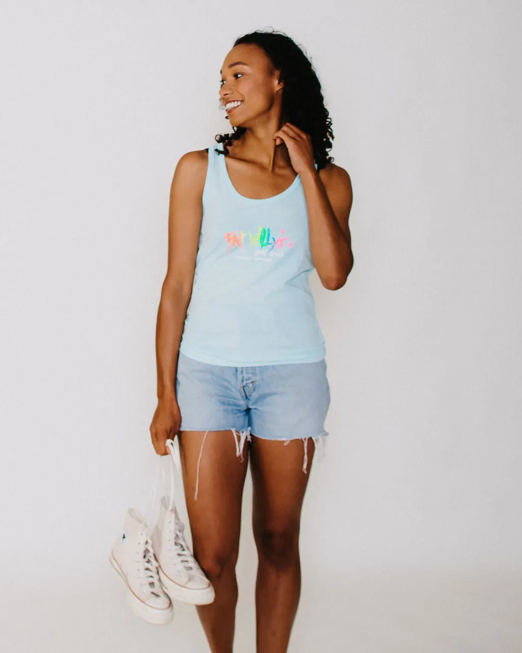 Ladies Vest Caribbean Blue