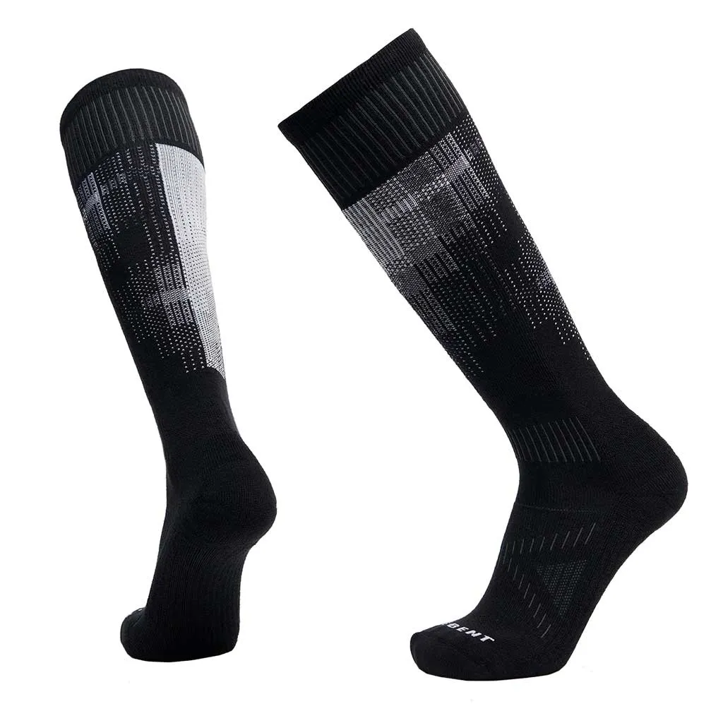 Le Bent Pixel Light Snow Socks - Mono