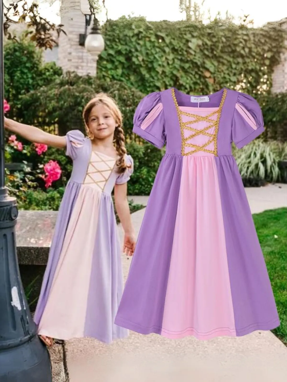 Let Your Hair Down Princess Inspired Dress