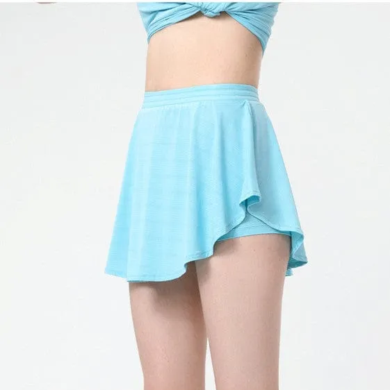 Loose Ruffled Active Skort