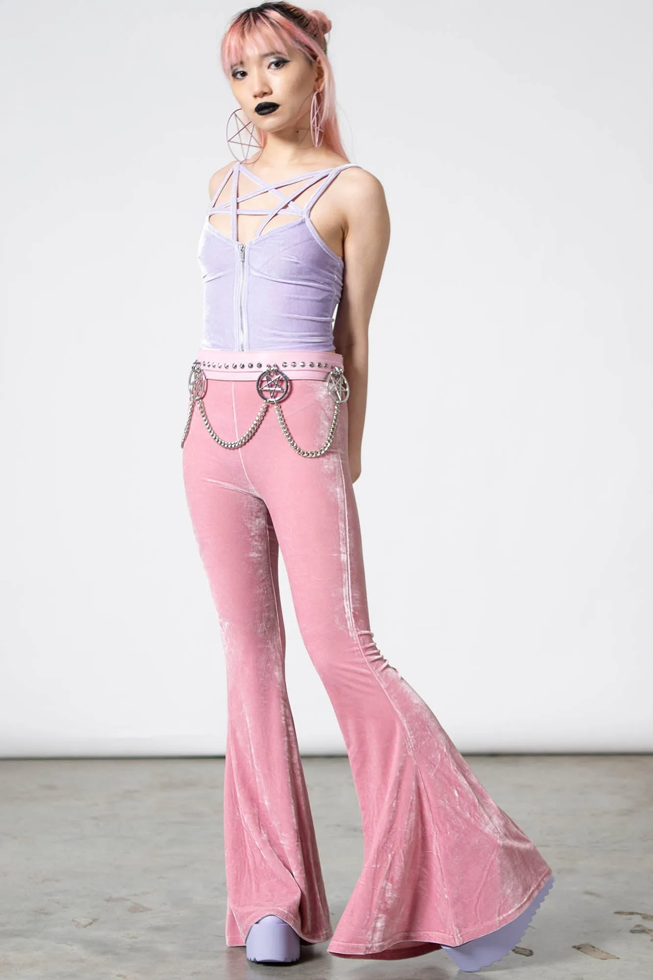 Lost In Sin Zip Top [PASTEL LILAC] - Resurrect