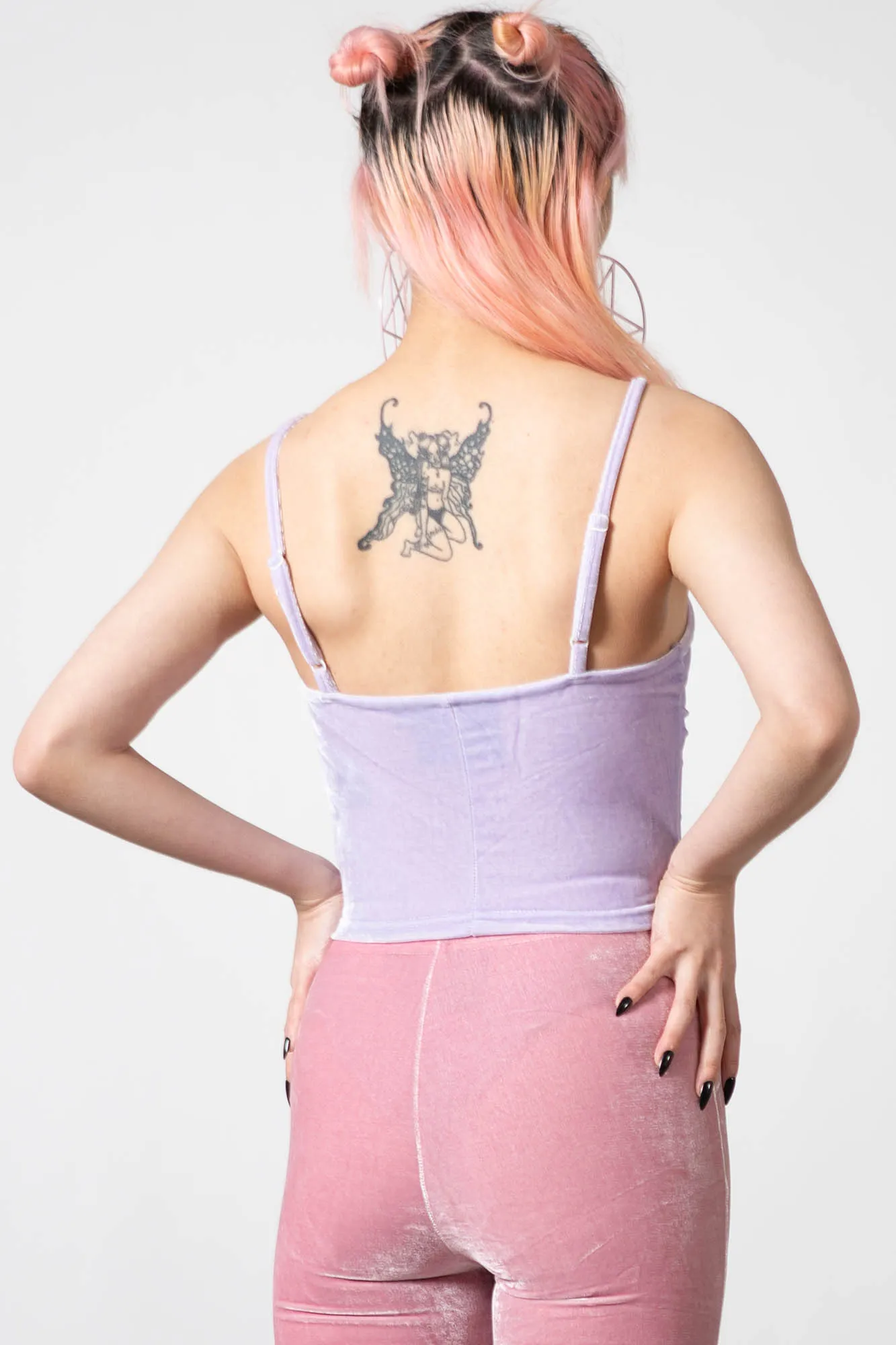 Lost In Sin Zip Top [PASTEL LILAC] - Resurrect