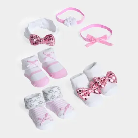 Luxe Elle Headband & Socks Pack of 3