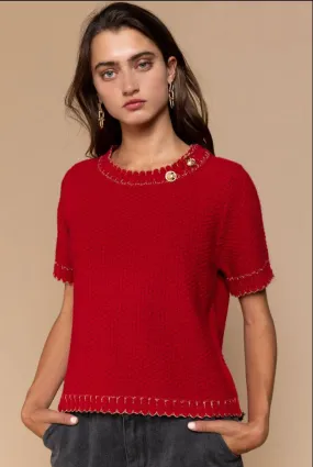 Luxe red sweater