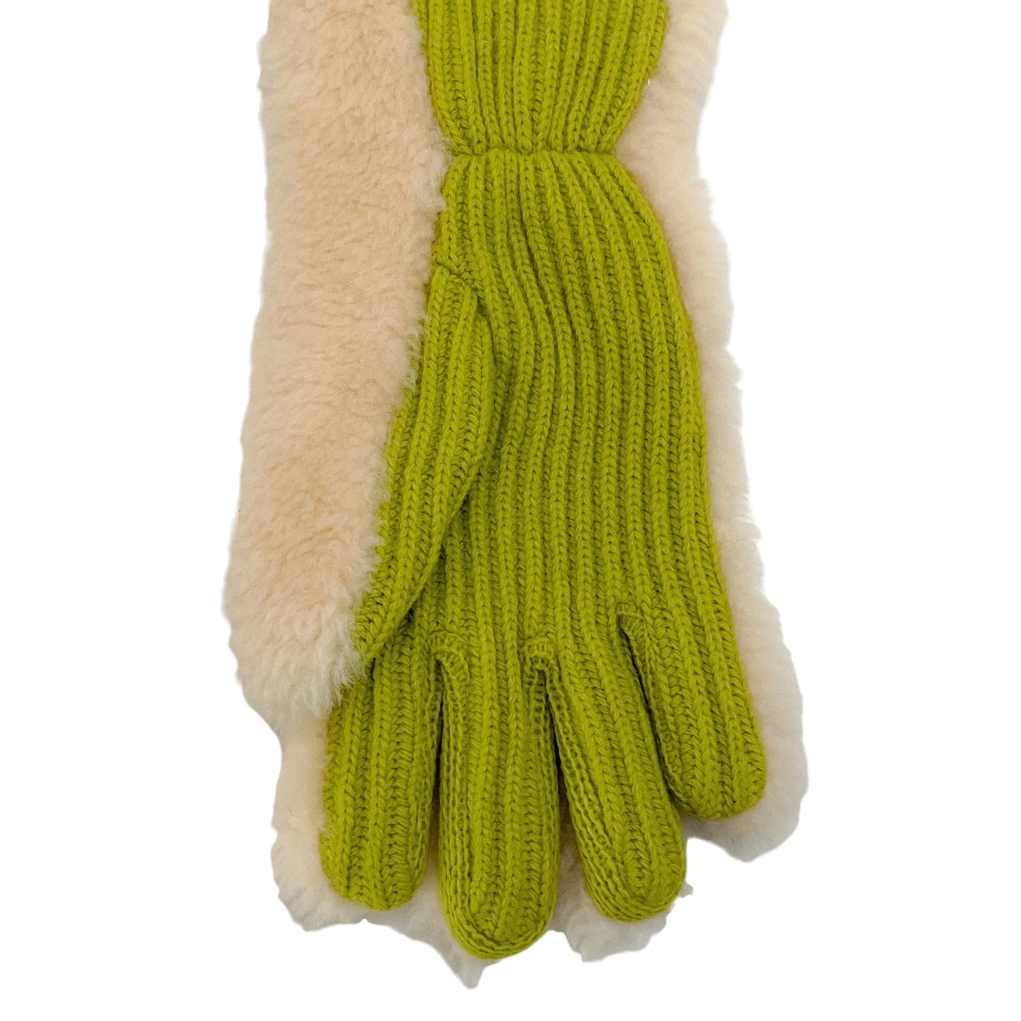 Marni Natural Shearling Gloves