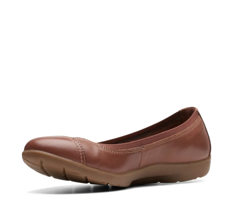 Meadow in Opal Tan Leather by Clarks