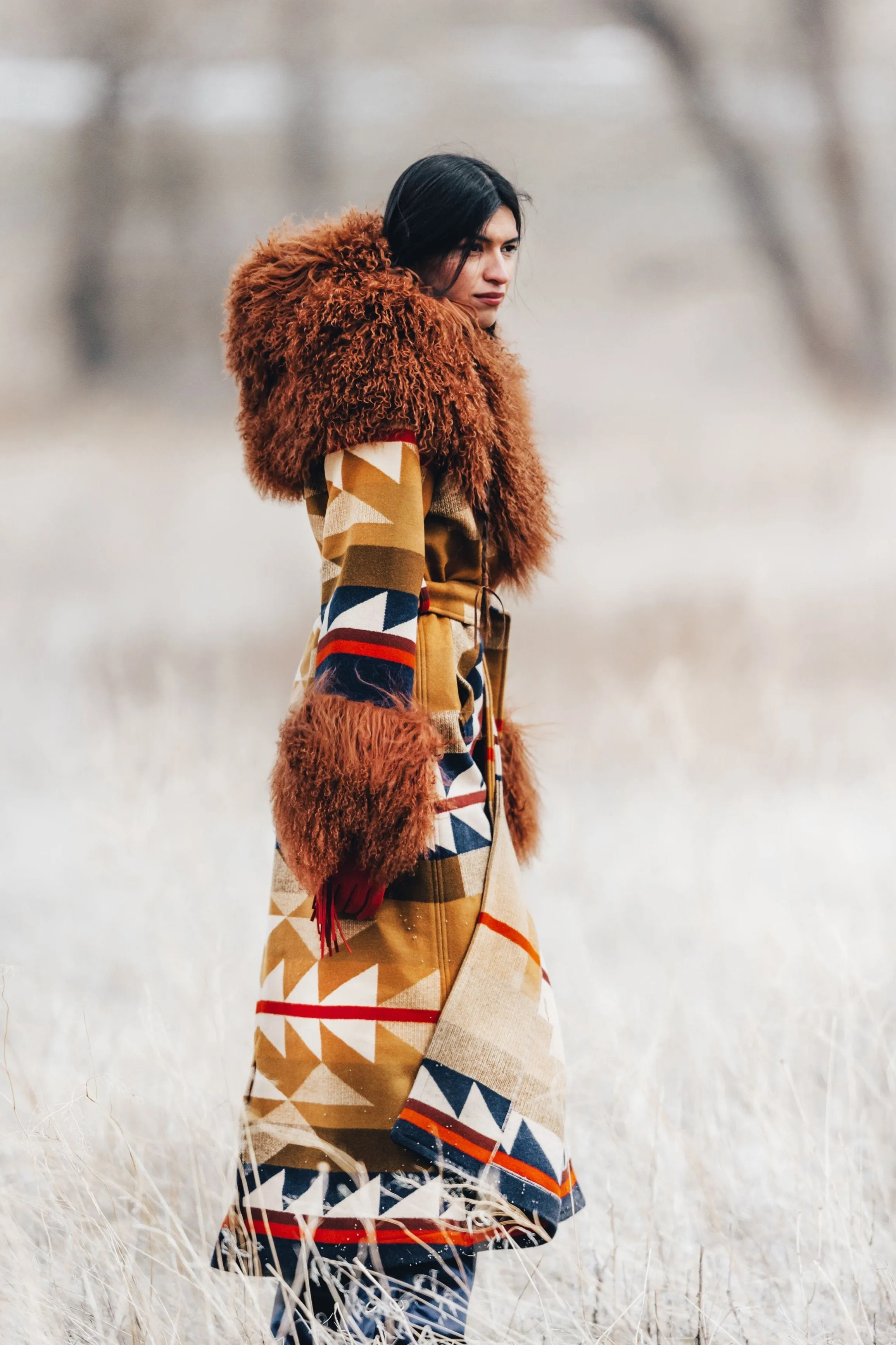 Medicine Bow Shearling Duster