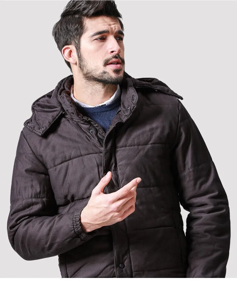 Men quilted jacket military coat windbreaker jacket lightweight small coat G1112