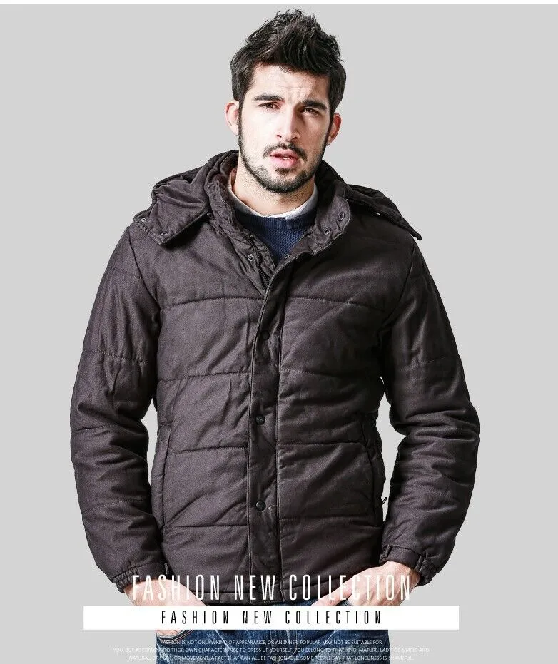 Men quilted jacket military coat windbreaker jacket lightweight small coat G1112