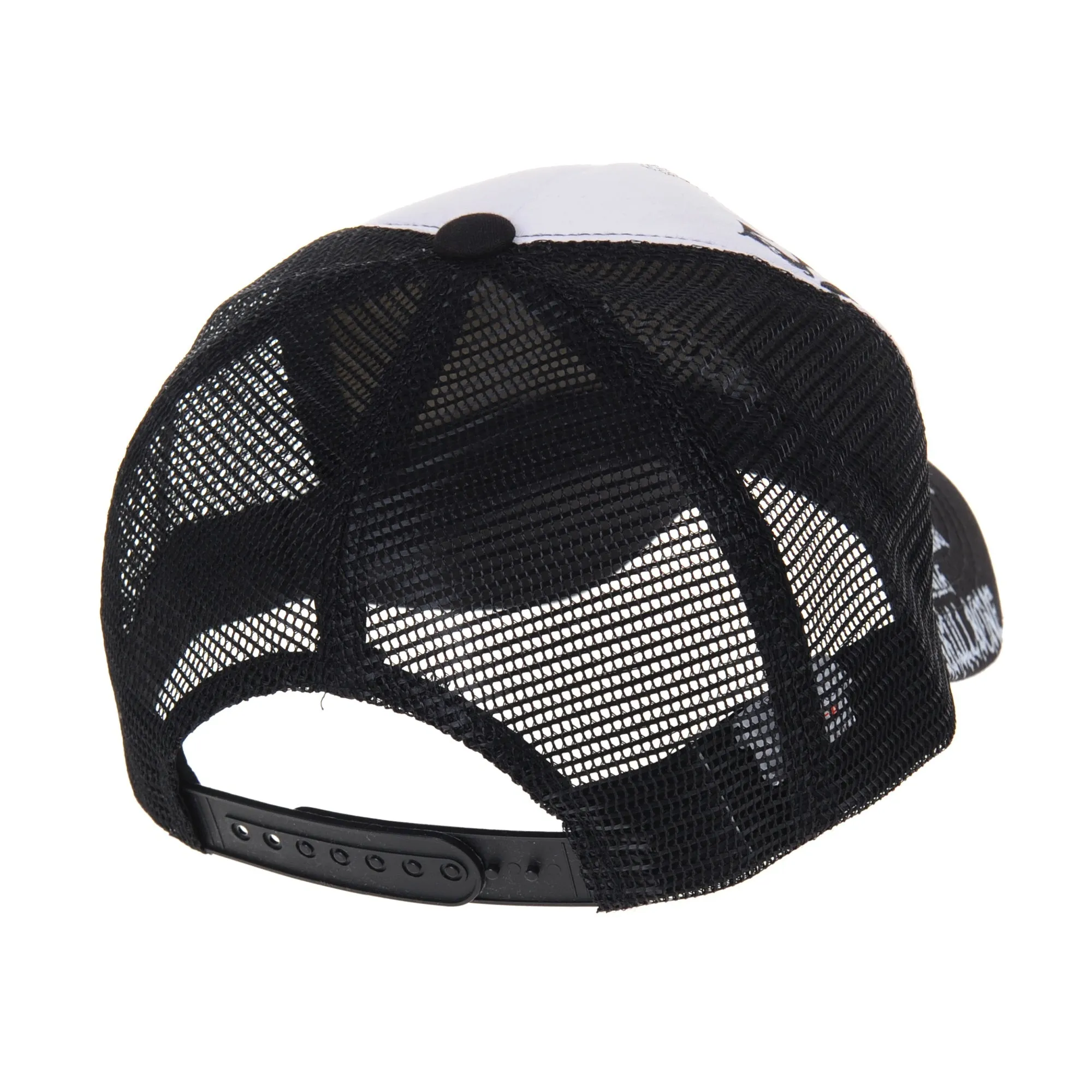 Meshed Baseball Cap Skull Rhinestones Trucker Hat KR1751