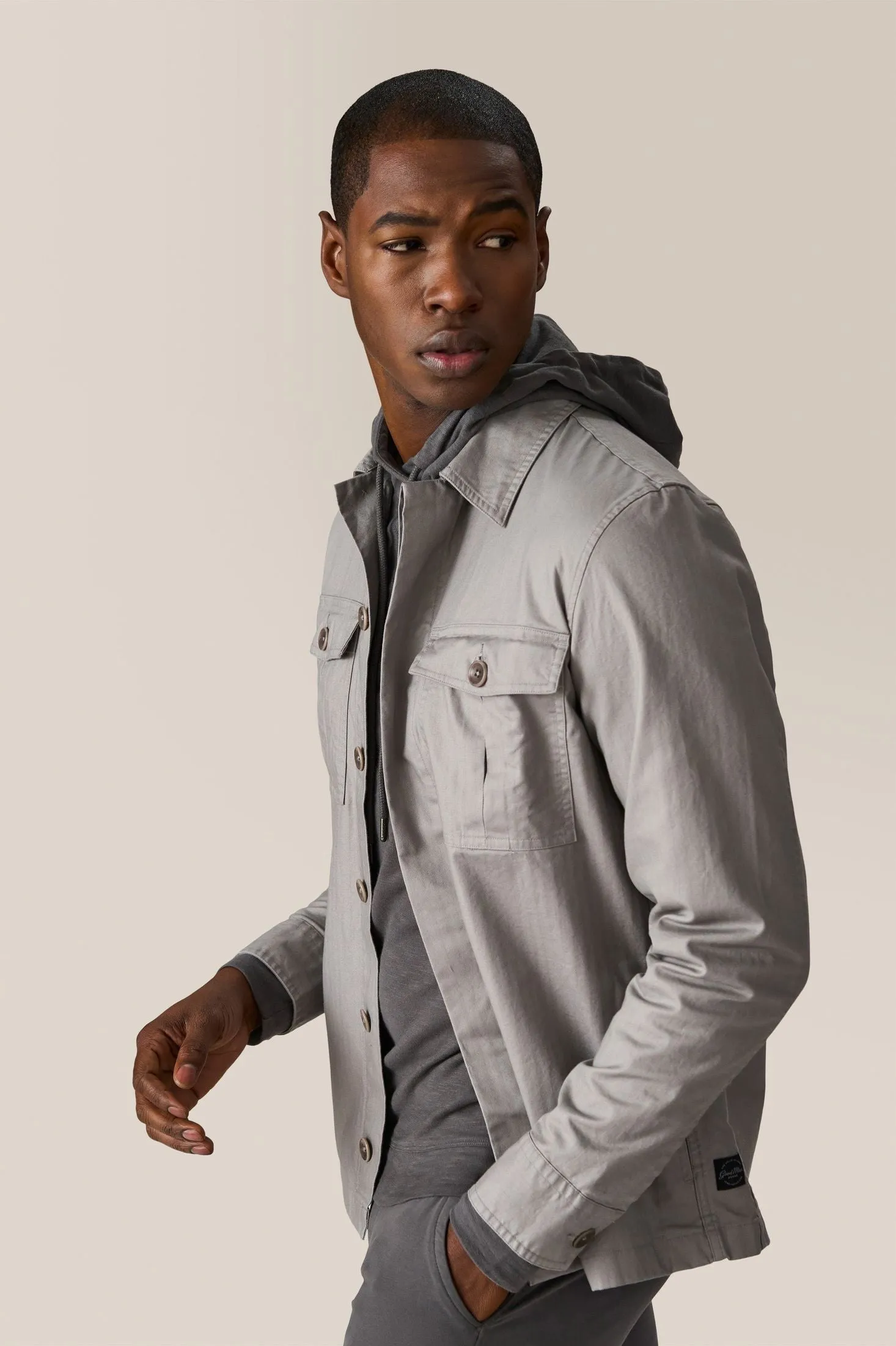 Military Jacket | Responsible Lite-Stretch Cotton