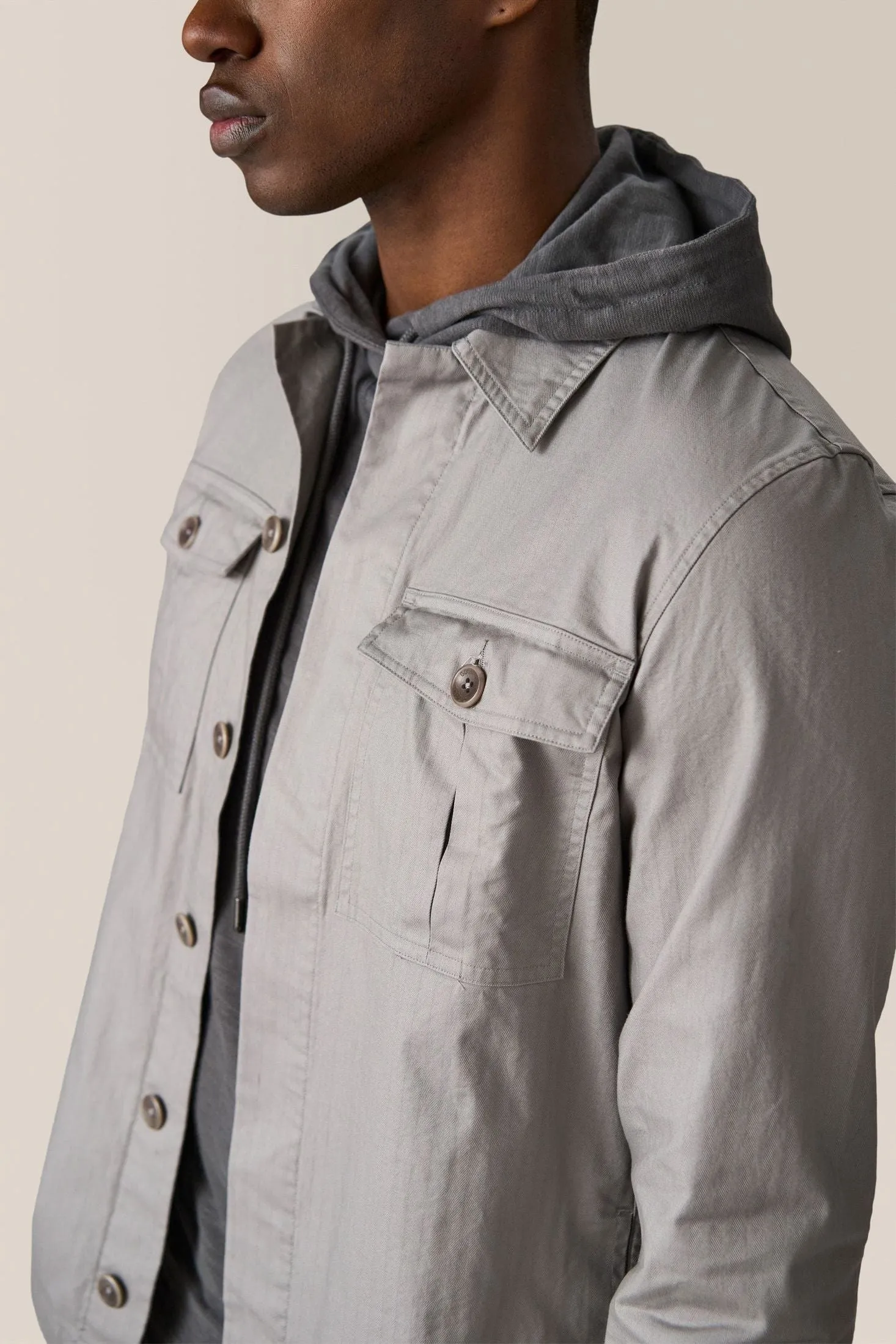 Military Jacket | Responsible Lite-Stretch Cotton