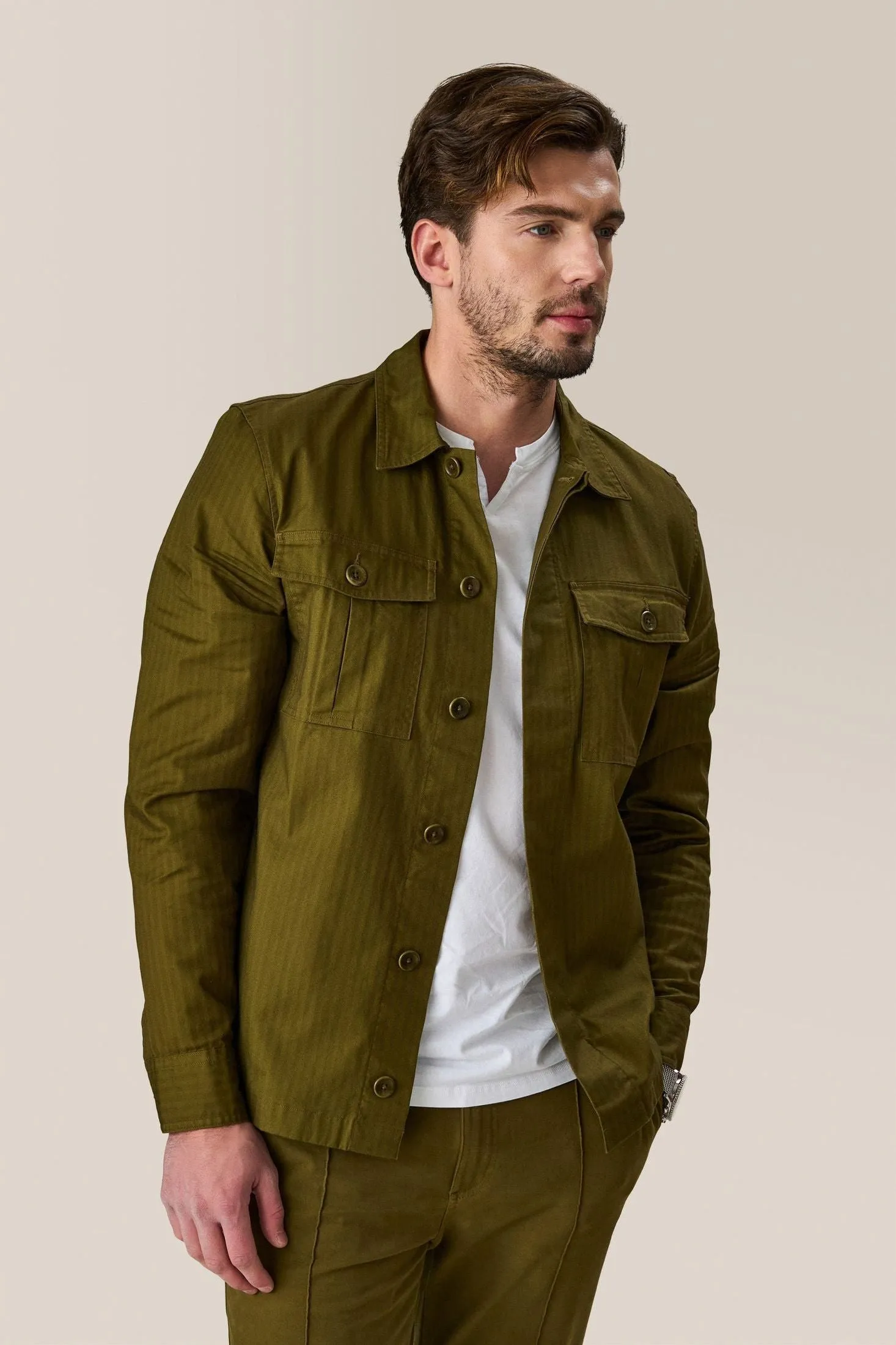 Military Jacket | Responsible Lite-Stretch Cotton