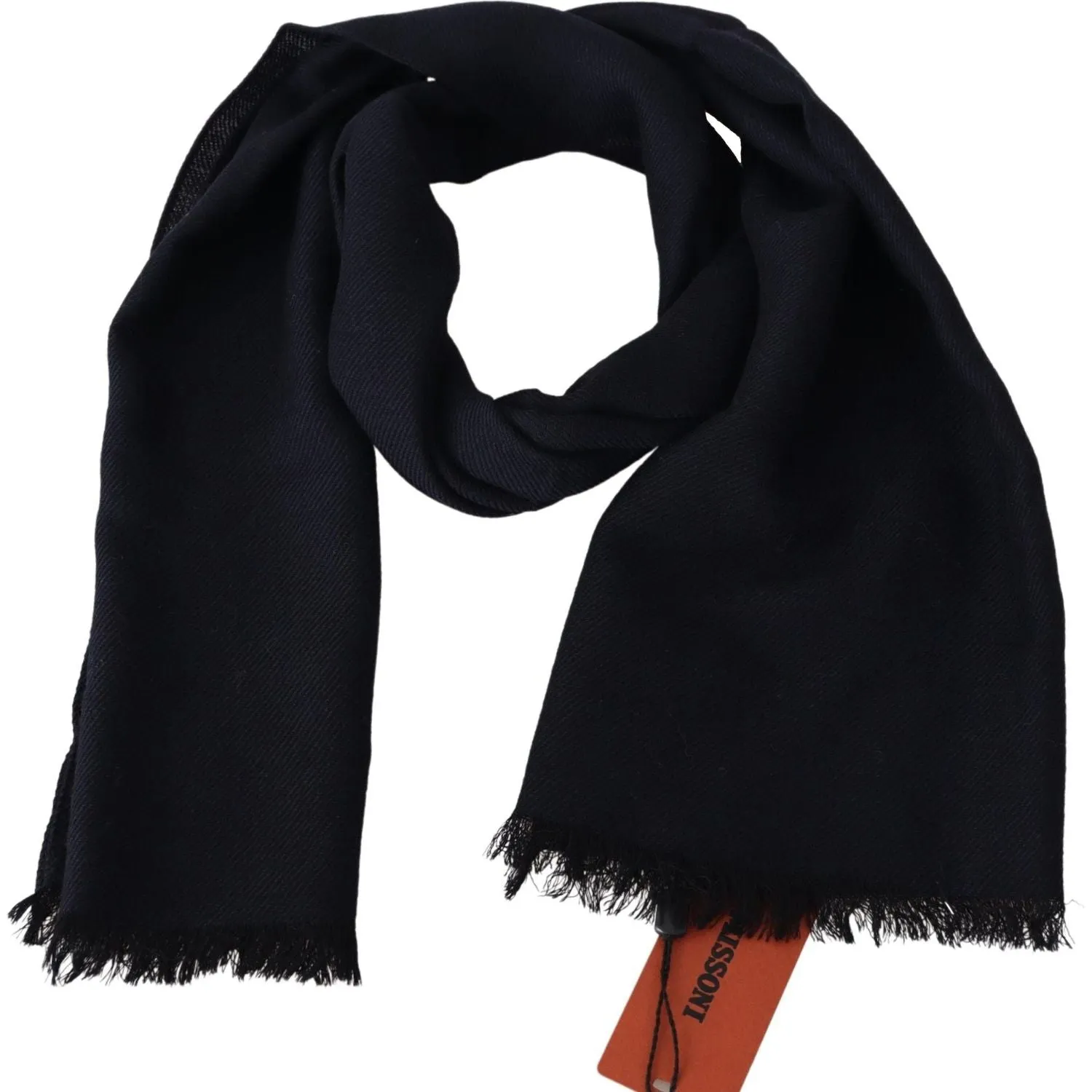 Missoni Elegant Black Wool Unisex Scarf