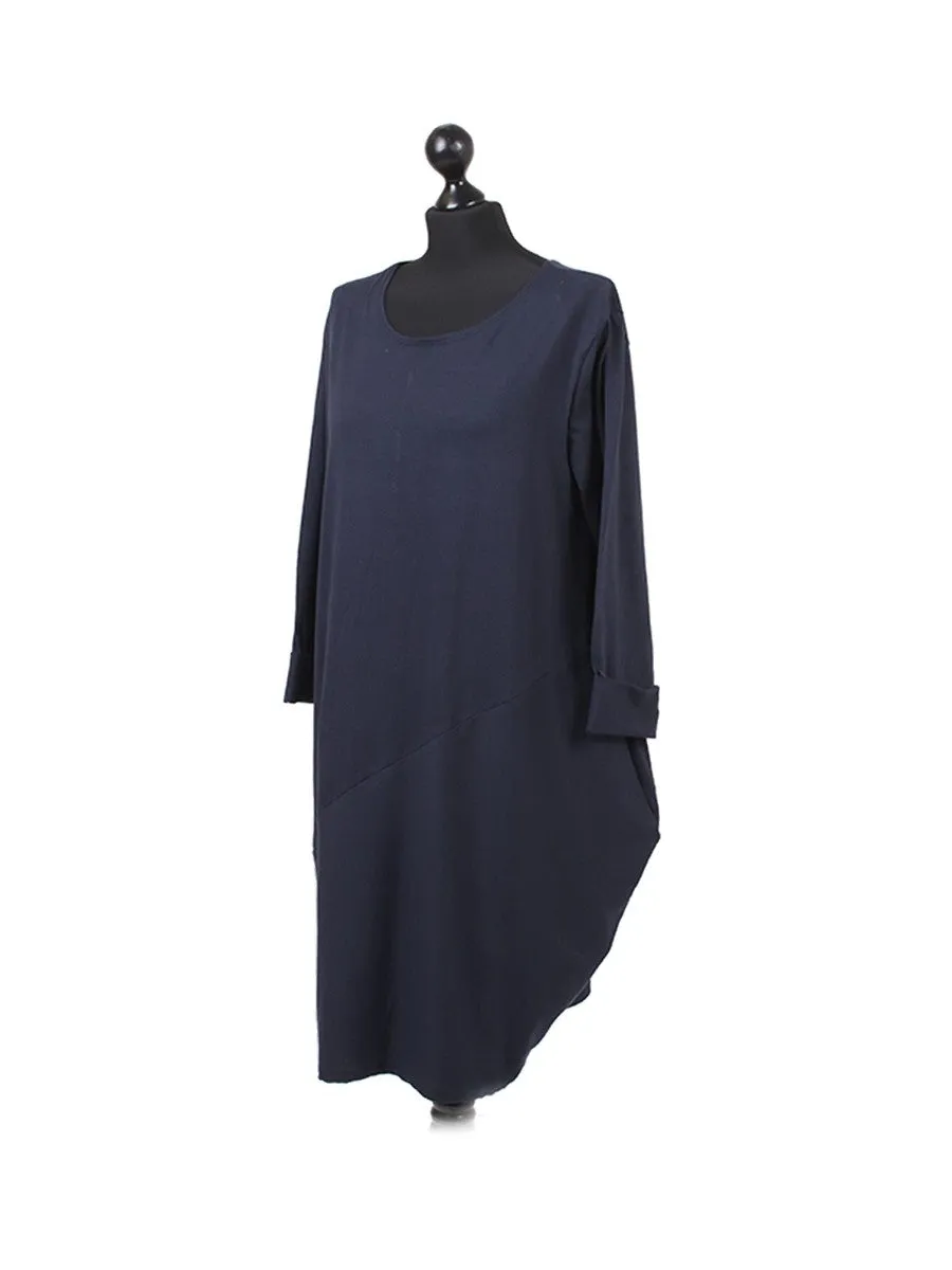 Navy Betty Jersey Dress