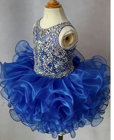 Newborn/Toddler/Infant/Little princess Glitz Naturals Cupcake Pageant Dress