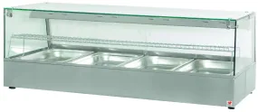 North HDW4 Convection Heated Display Counter With Humidity & Halogen Heat Lamps