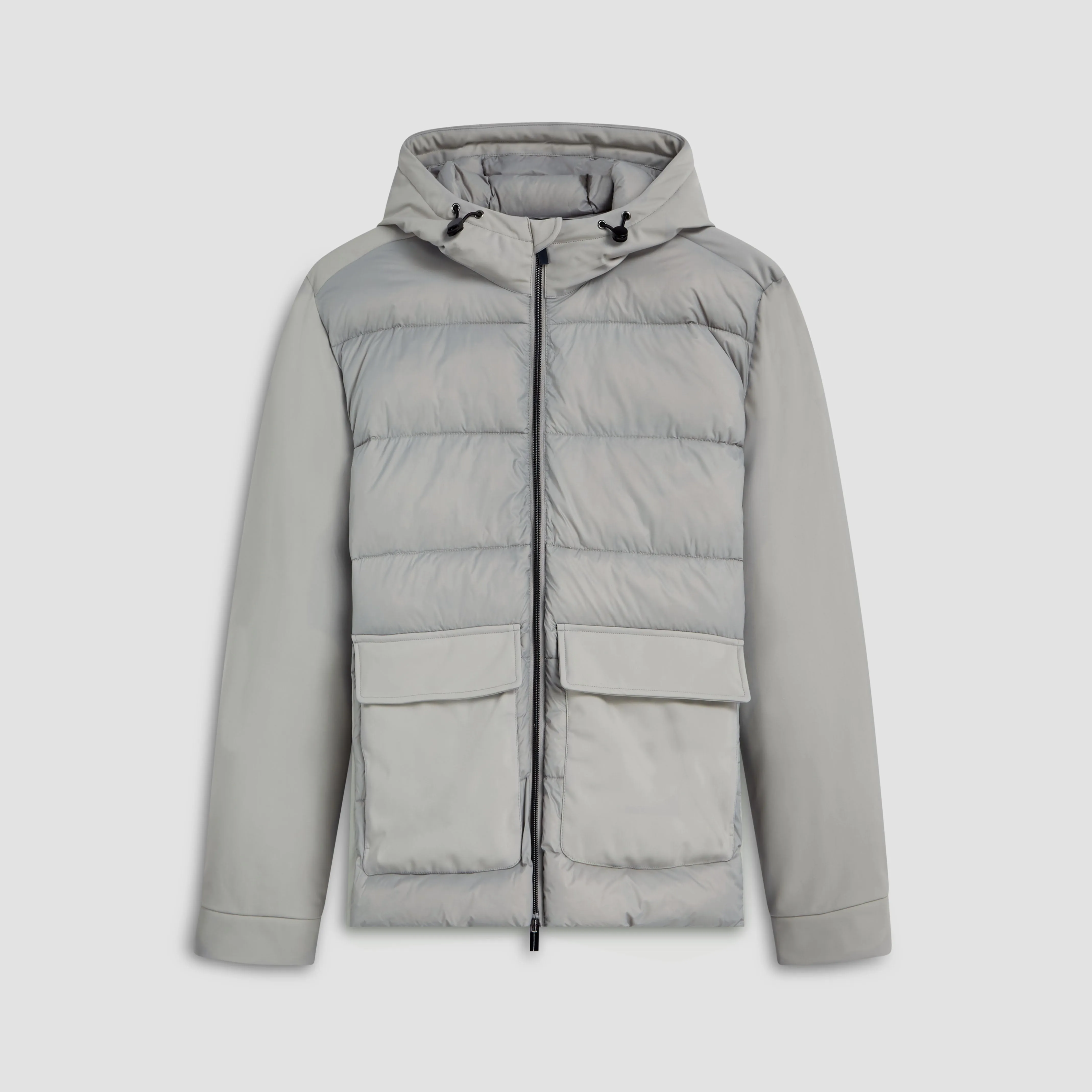 Nylon Puffer Jacket with Hood