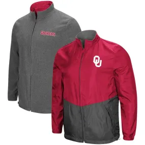 Oklahoma Sooners "Halfback" Reversible Polar Fleece/Rain Jacket