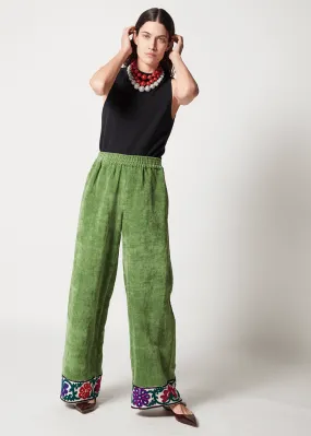 One-of-a-kind Wide Leg Pants Velvet