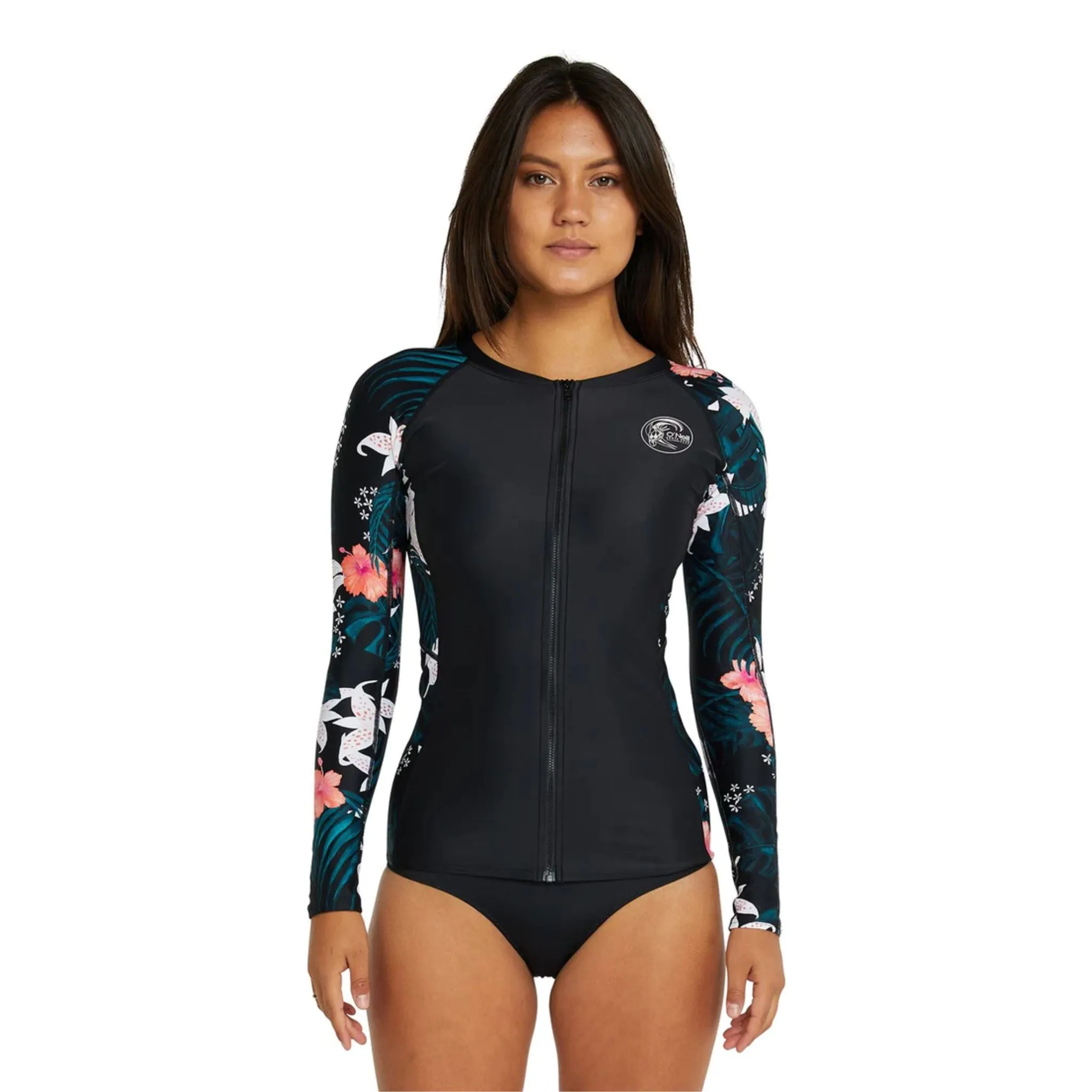 O'Neill Bahia FZ LS Rash Vest