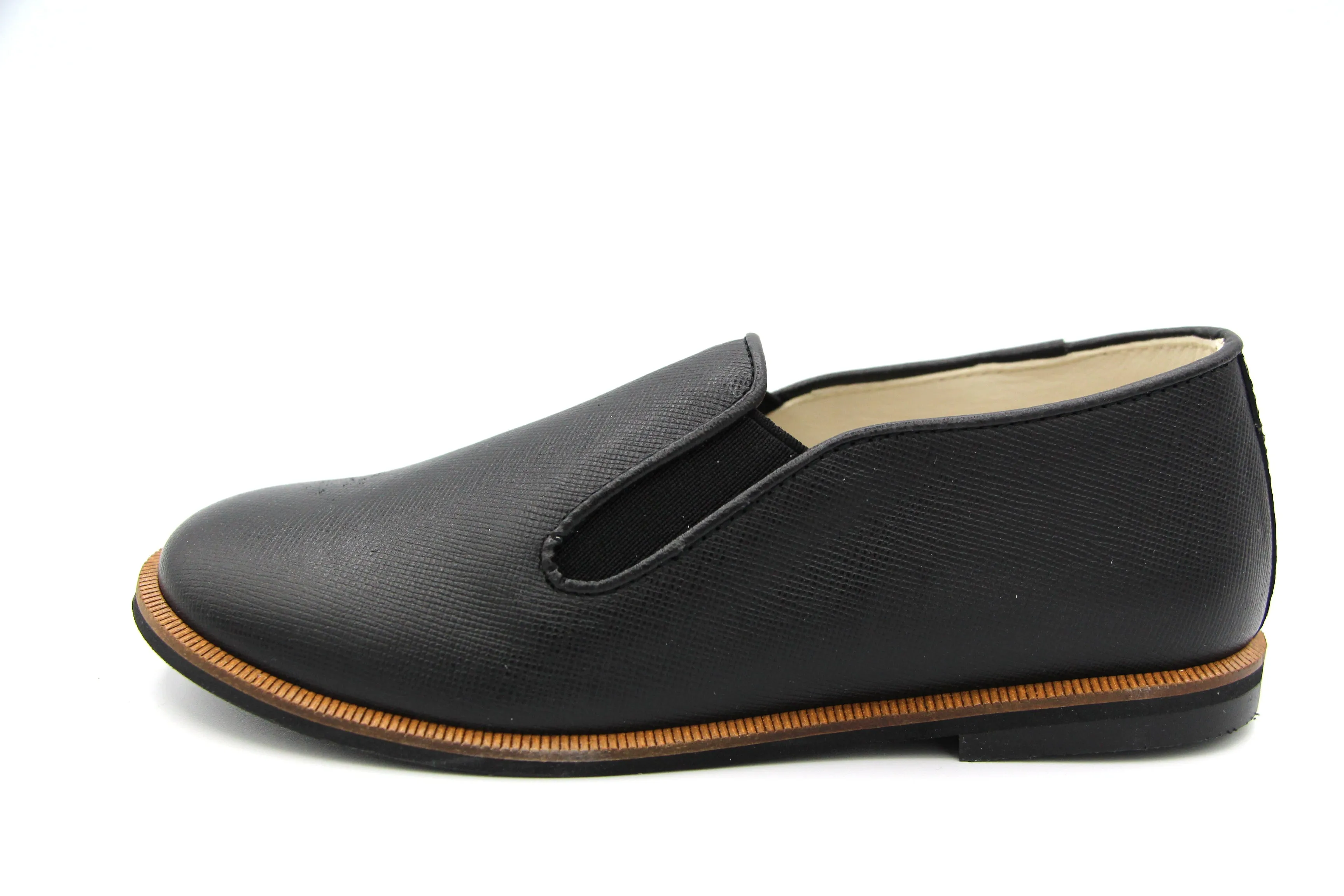 Or Kideas  Black Saffiano Slip On  6t1050